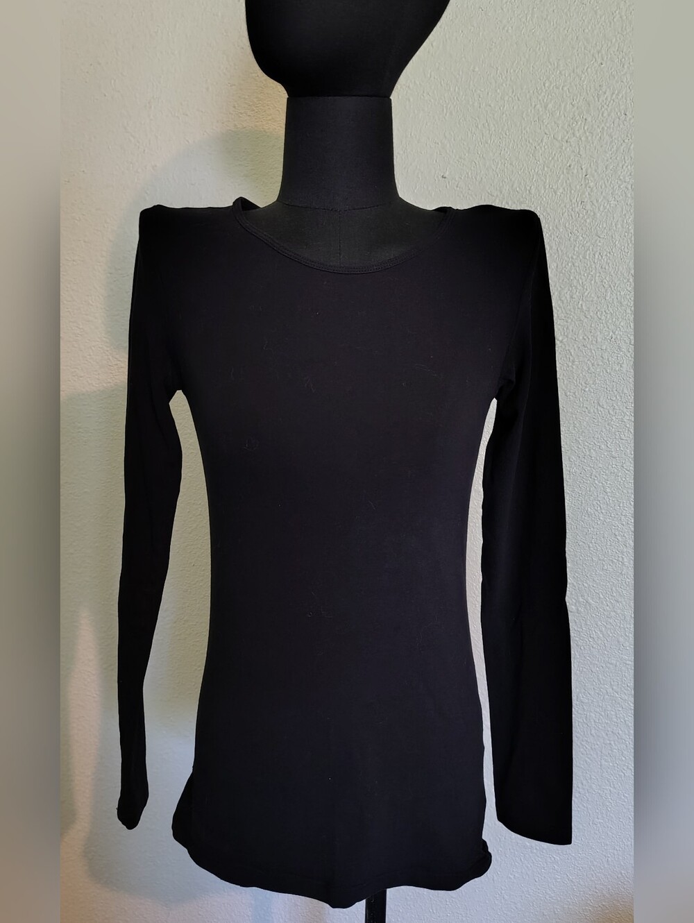 4-Pack Underscrub Mix Shirts Black Gray Navy White Solid & Stripes Women Small - Picture 5 of 15